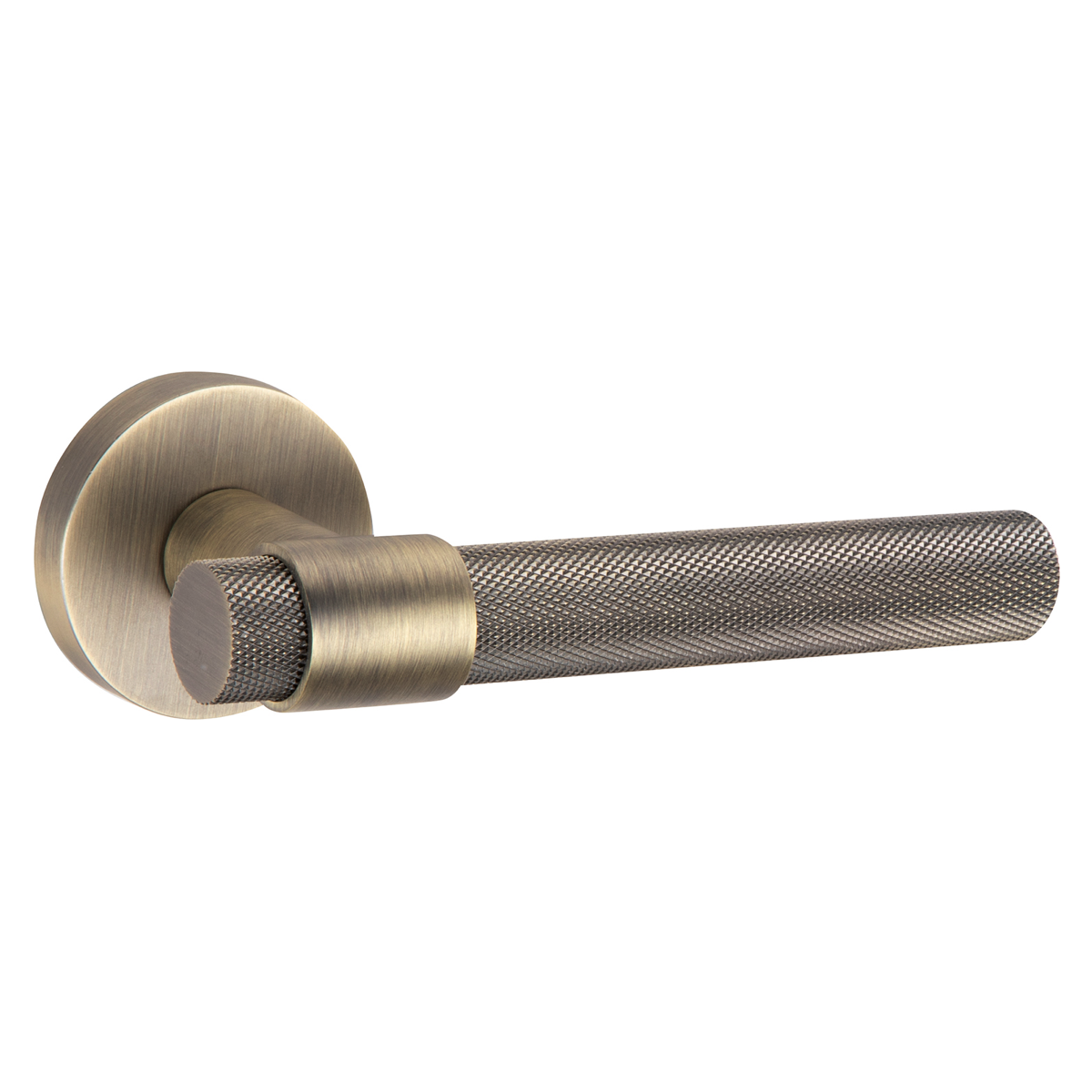Béquille ronde en Zamak Pepo-01 cuir