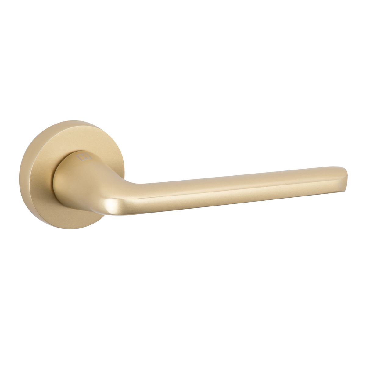Poignée rosace ronde en aluminium RS-310 doré mat