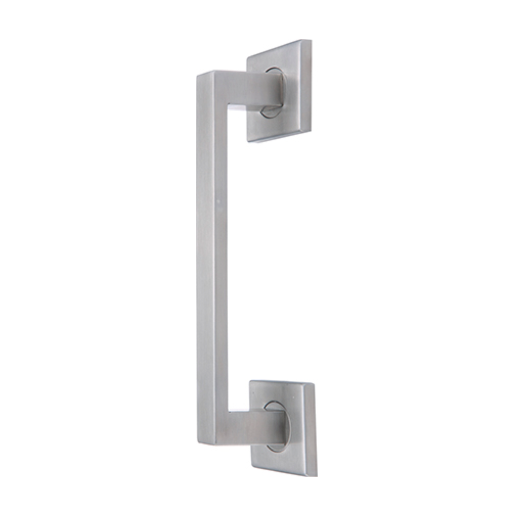 Manillon sur rosace carrée en acier inoxydable modèle 8003