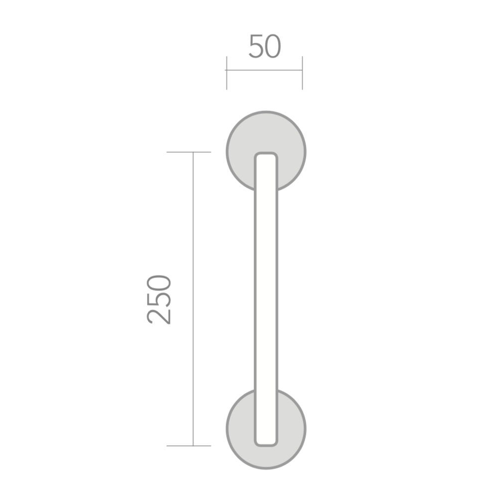 Poignée de porte béquille avant-gardiste en zamak finition nickel satiné modèle 934