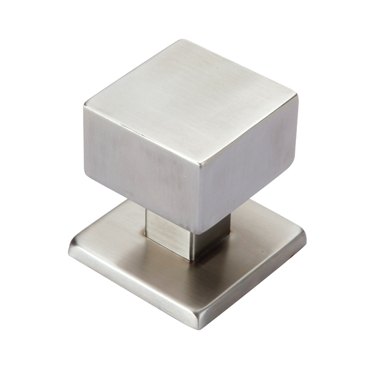 Bouton de porte carré en acier inoxydable pour portes d'entrée