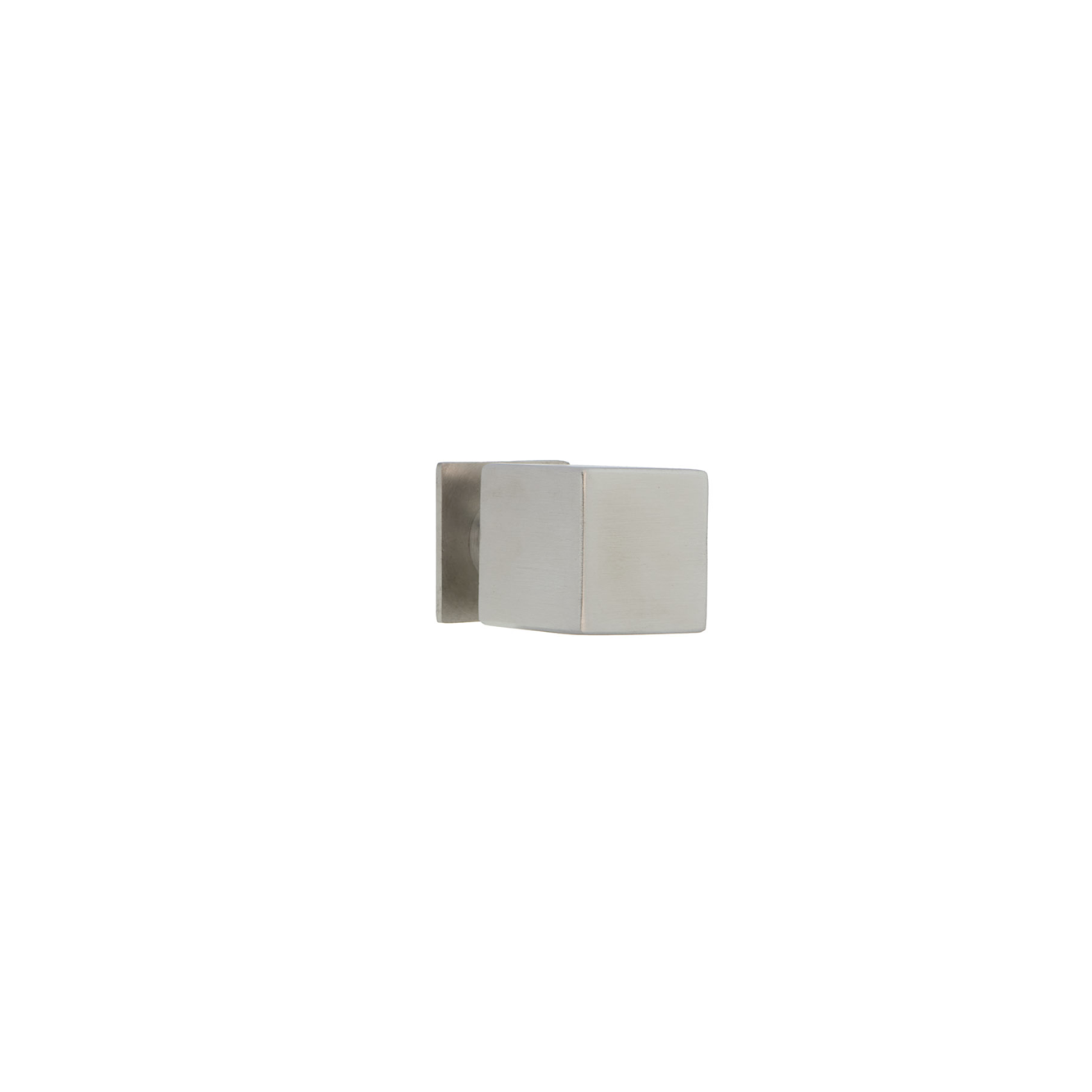 Bouton de meuble carré avec col de 26 mm de hauteur en acier inoxydable, idéal pour les meubles