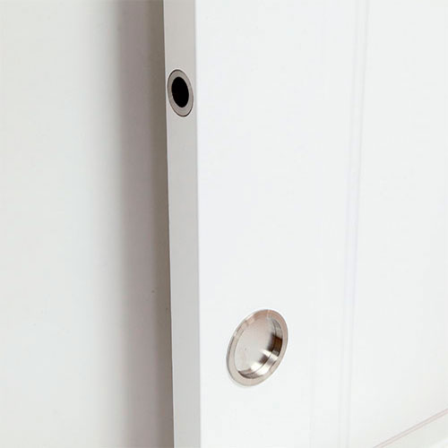 Poignées encastrées pour portes coulissantes