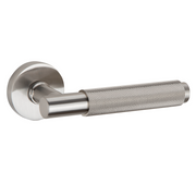 Poignée rosace ronde en Zamak RS-510 nickel satiné