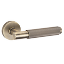 Poignée rosace ronde en Zamak RS-510 cuir