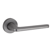 Poignée rosace ronde en aluminium RS-310 graphite