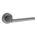 Poignée rosace ronde en aluminium RS-310 graphite