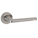 Poignée rosace ronde en aluminium RS-310 nickel satiné