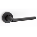Poignée rosace ronde en aluminium RS-310 noire