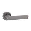 Poignée rosette ronde en aluminium R-210 graphite