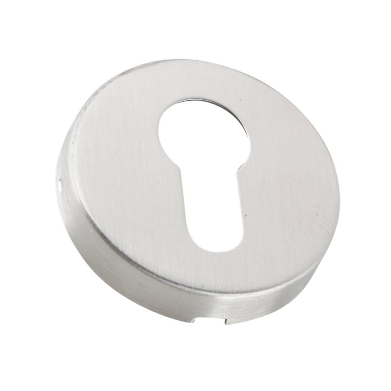 Béquille à rosace ronde en acier inoxydable pour portes
