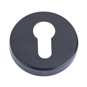 Béquille PERA sur rosace ronde finition noire