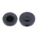 Condamnation Rosette Ronde 50mm en acier inoxydable finition noire