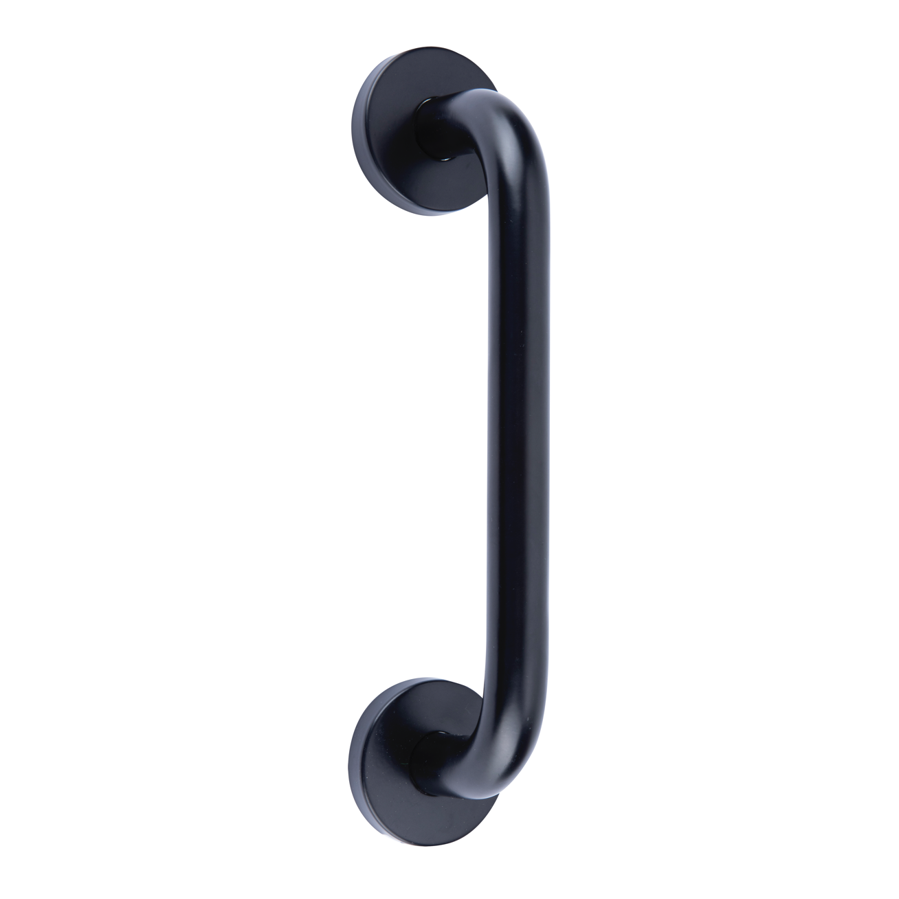 Poignée modèle 034 en acier inoxydable finition noire avec rosace ronde pour portes