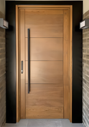 Béquille tubulaire Ø30mm entraxe 800mm hauteur 1000mm inox noir sans rosace pour portes d'entrée
