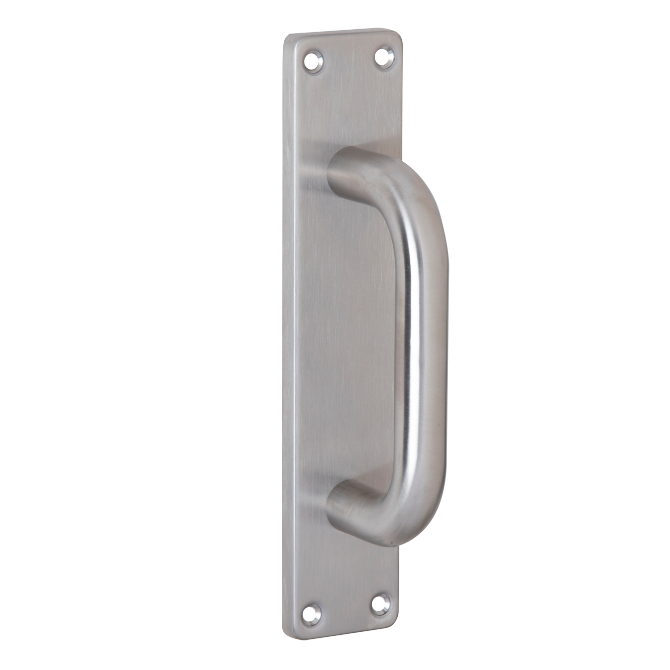 Béquille de porte sur plaque rectangulaire en acier inoxydable modèle 604