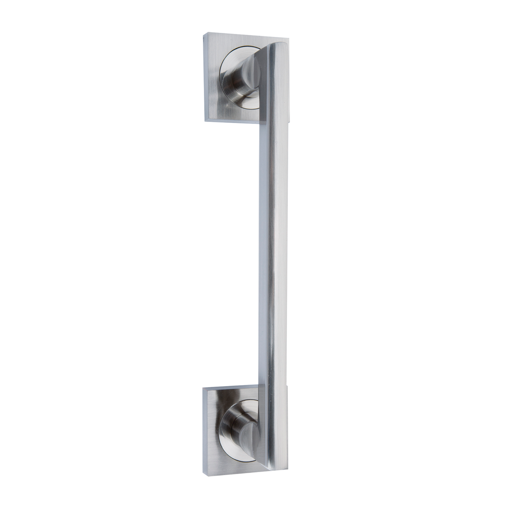 Béquille de porte en aluminium avec rosace carrée, modèle 534