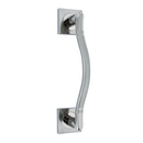 Manillon en zamak avec rosace carrée en finition nickel combiné modèle 234