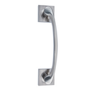 Poignée de porte coulissante vague avec rosace carrée modèle 130A