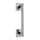 Béquille à rosace carrée en zamak finition nickel combiné modèle 144