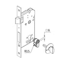Adaptateur bricomaté pour cylindre européen à condamnation de 6 mm