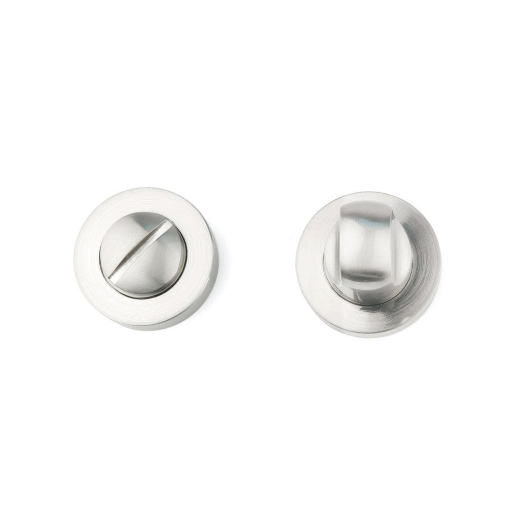 Condamnation de 35mm de diamètre en finition nickel satiné pour portes