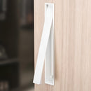 Poignée rectangulaire cuvette Clos blanche de 160 mm de hauteur pour portes coulissantes