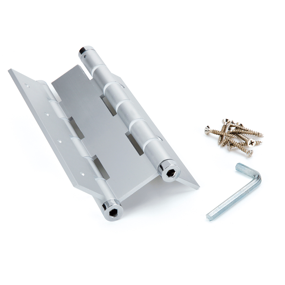 Charnière double action à fermeture automatique pour portes battantes