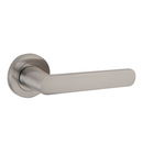 Béquille rosace ronde en aluminium R-210 nickel satiné