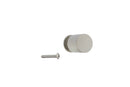 Petit bouton cylindrique en acier inoxydable avec col pour meubles et armoires