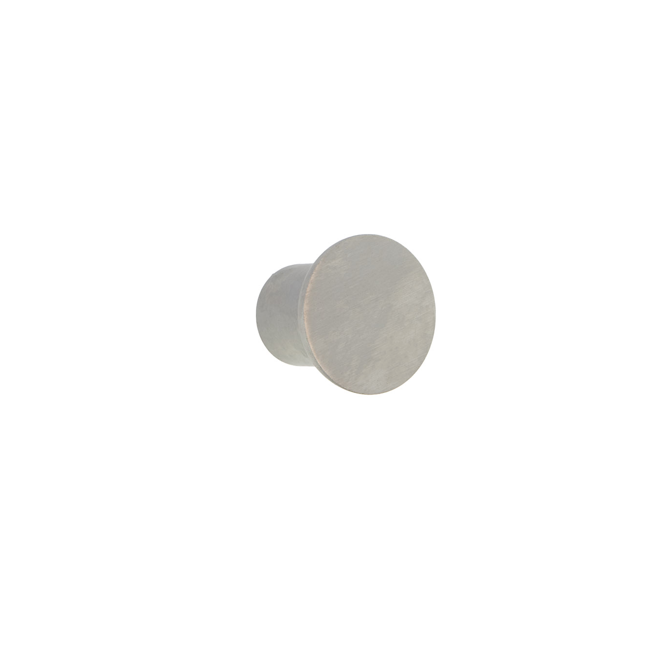 Bouton de meuble en acier inoxydable de 3 cm de haut en forme de champignon, idéal pour les meubles