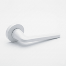 Poignée rosace ronde en aluminium RS-310 blanche