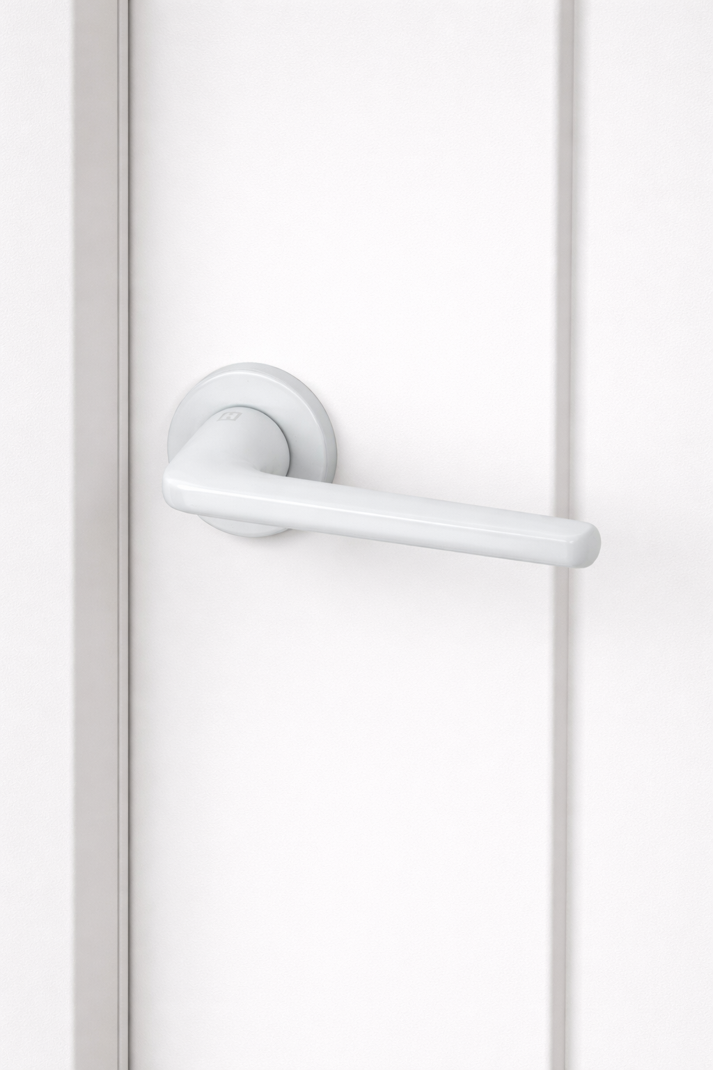Poignée rosace ronde en aluminium RS-310 blanche