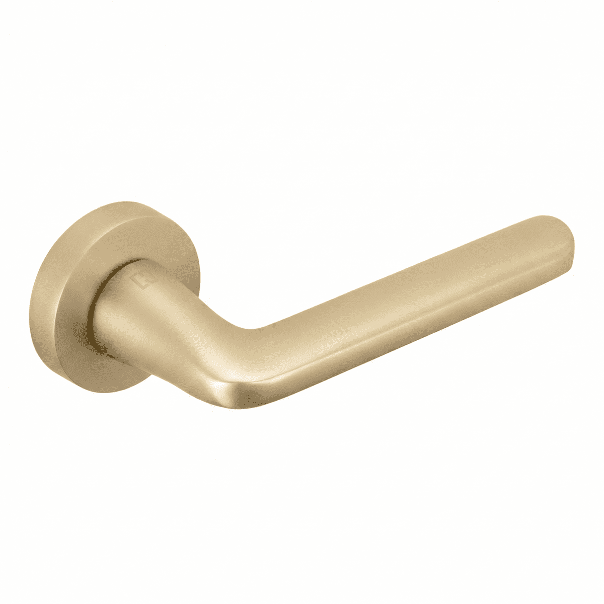Poignée rosace ronde en aluminium RS-310 doré mat