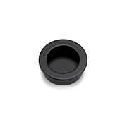 Poignée noire ronde 3512 de Ø30mm à encastrer pour meubles et armoires