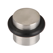 Butée de porte cylindrique avec amortisseur en caoutchouc et 19 mm de diamètre